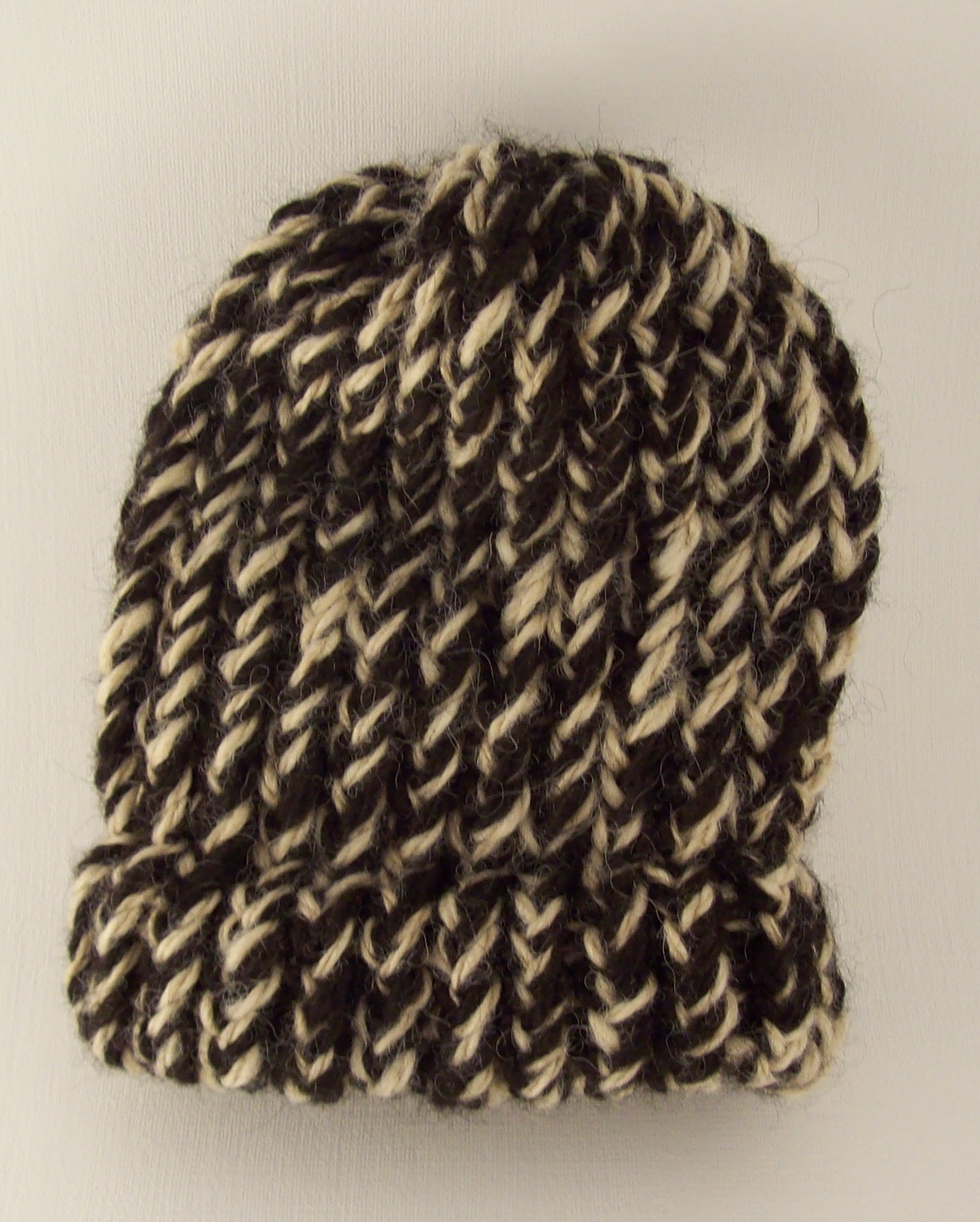 Black-White-Knit-baby-hat